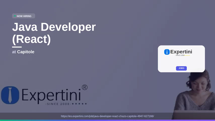 Java Developer (React) at Capitole, chazo — Apply Now