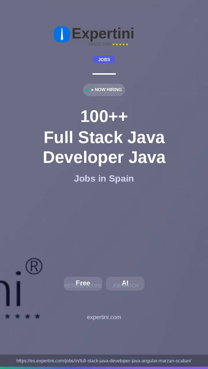 473,548+ Full Stack Java Developer Java Angular Marzan Scalian Jobs in Spain — Top Companies Hiring August 2026