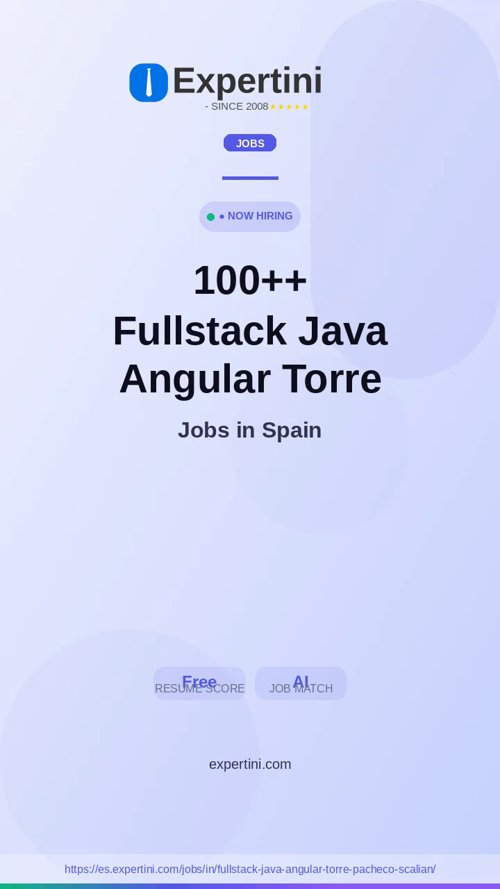 28,176+ Fullstack Java Angular Torre Pacheco Scalian Jobs in Spain — Top Companies Hiring August 2026