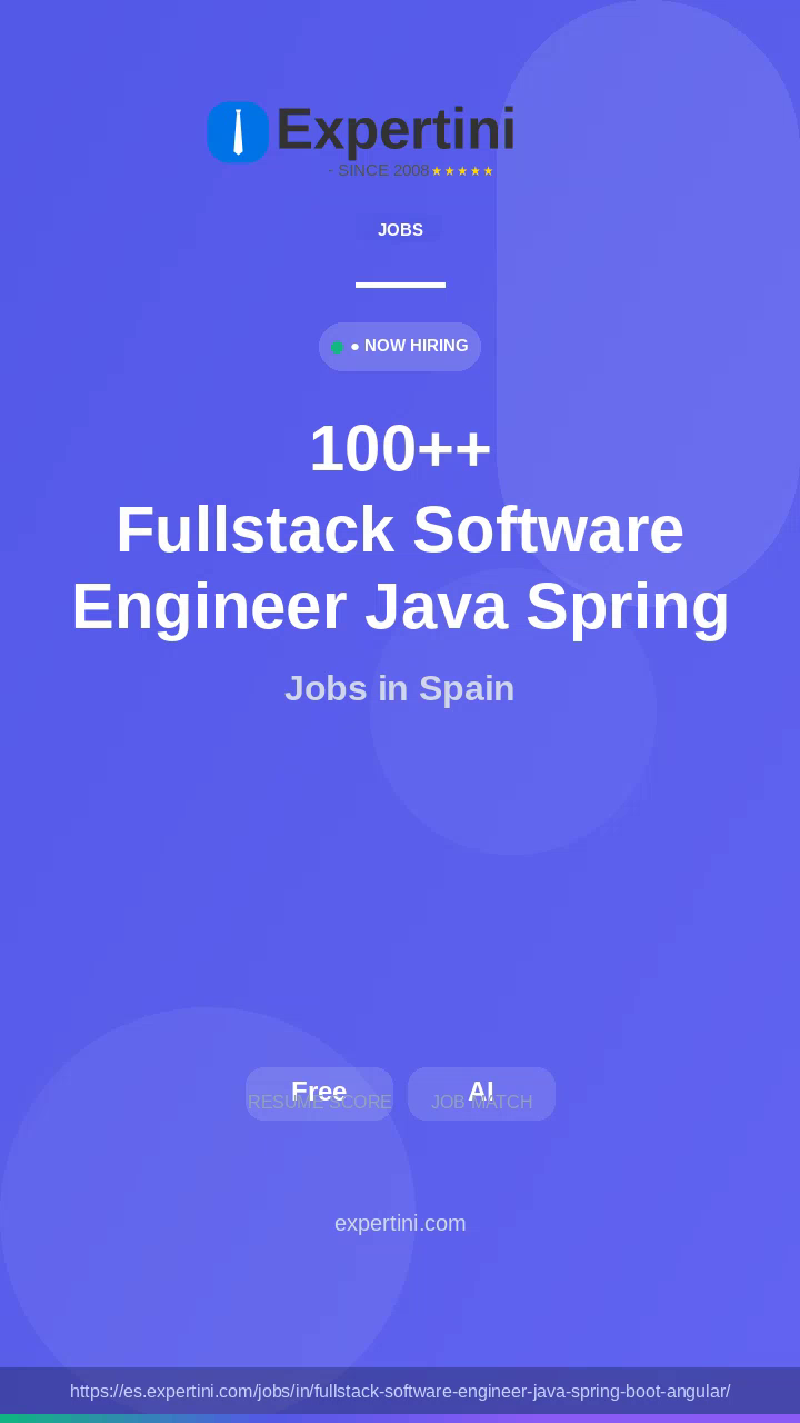 113,310+ Fullstack Software Engineer Java Spring Boot Angular Jobs in Spain — Top Companies Hiring August 2026