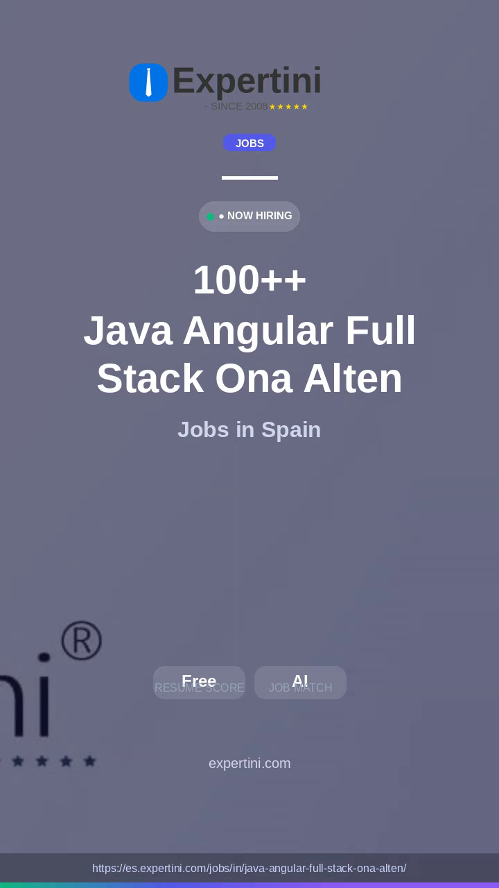 473,333+ Java Angular Full Stack Ona Alten Jobs in Spain — Top Companies Hiring August 2026