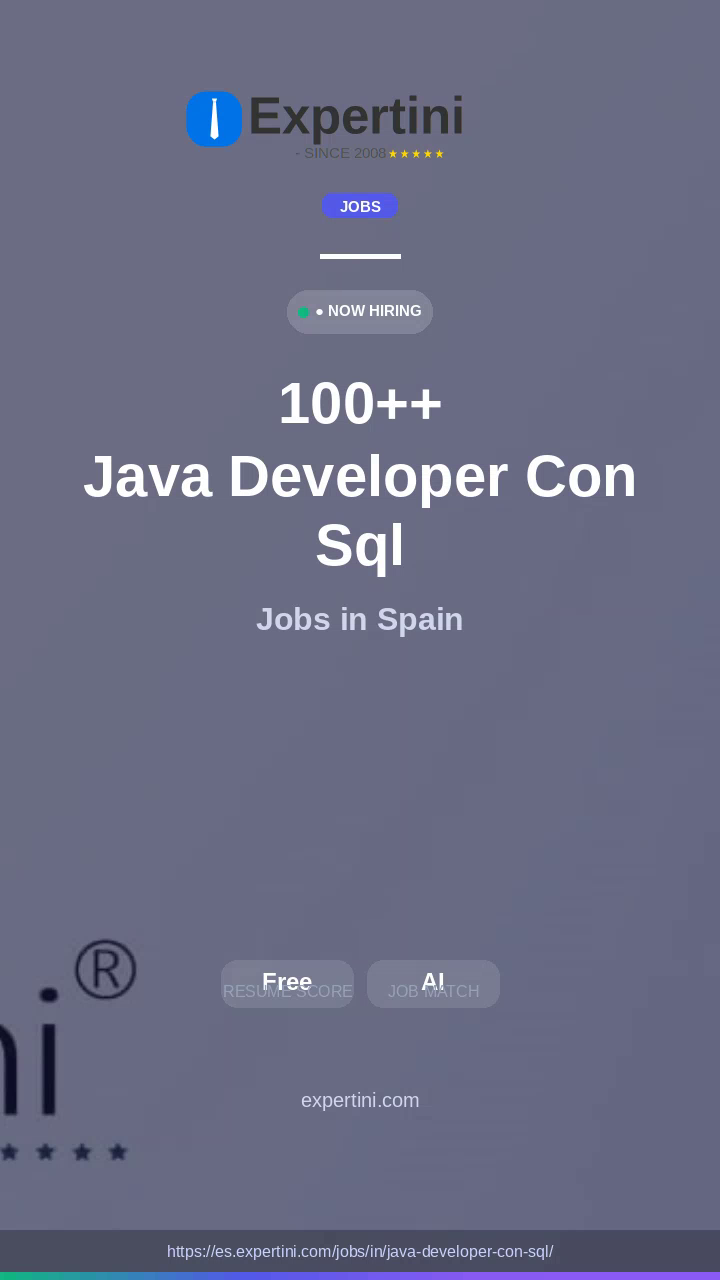 627,987+ Java Developer Con Sql Jobs in Spain — Top Companies Hiring September 2026