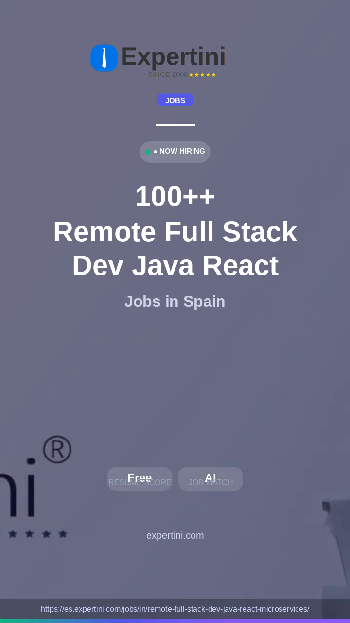 473,990+ Remote Full Stack Dev Java React Microservices Jobs in Spain — Top Companies Hiring August 2026
